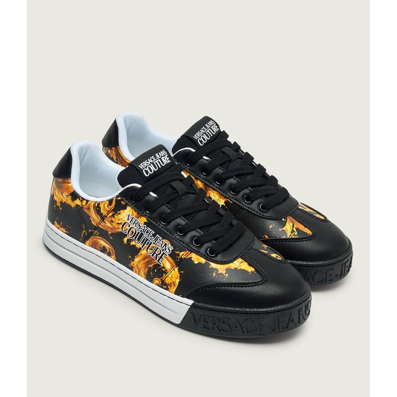 Versace Jeans Couture Tenisky FONDO COURT 88 DIS. SK6 s přídavkem kůže