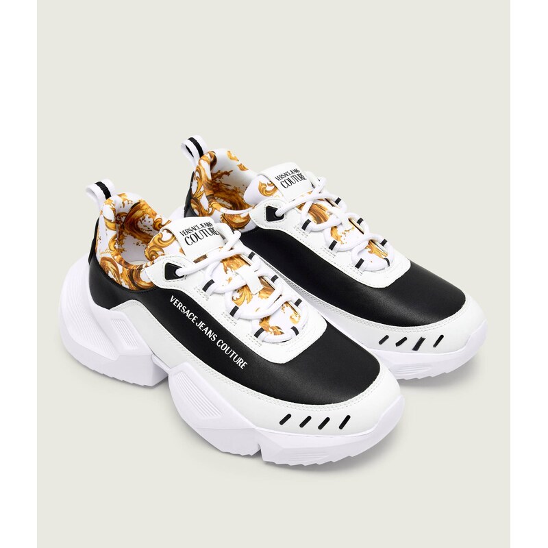Versace Jeans Couture Tenisky FONDO GRAVITY DIS. SU5 s přídavkem kůže