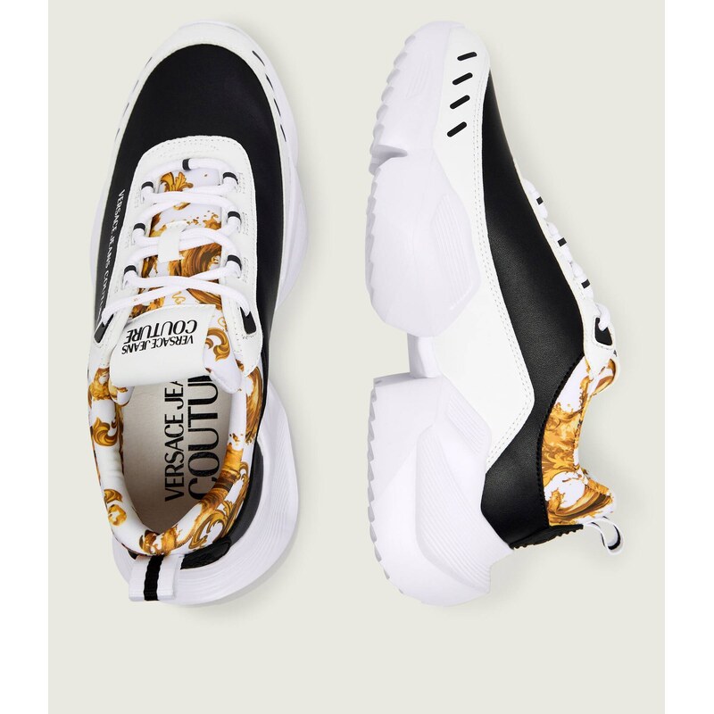 Versace Jeans Couture Tenisky FONDO GRAVITY DIS. SU5 s přídavkem kůže