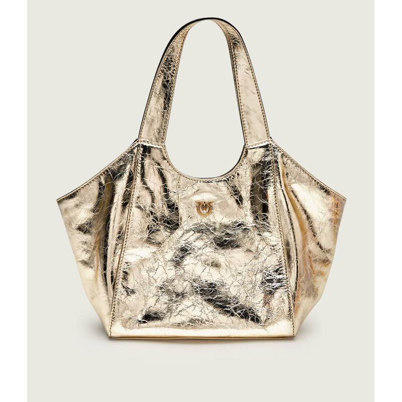 Pinko Kožená kabelka na rameno TOTE MINI BAG