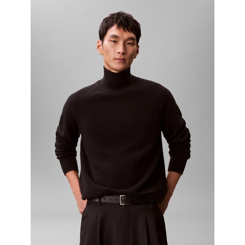 Calvin Klein Vlněný polorolák | Relaxed fit