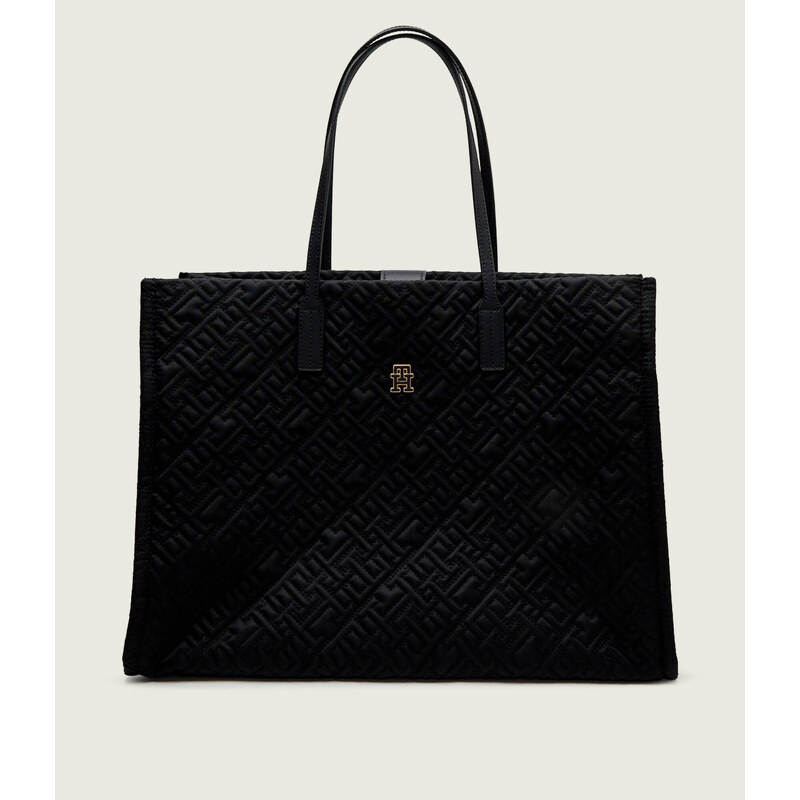 Tommy Hilfiger Kabelka shopper CITY s přídavkem kůže