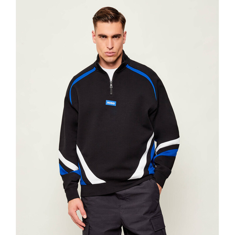 Hugo Blue Mikina Naloneck | Relaxed fit