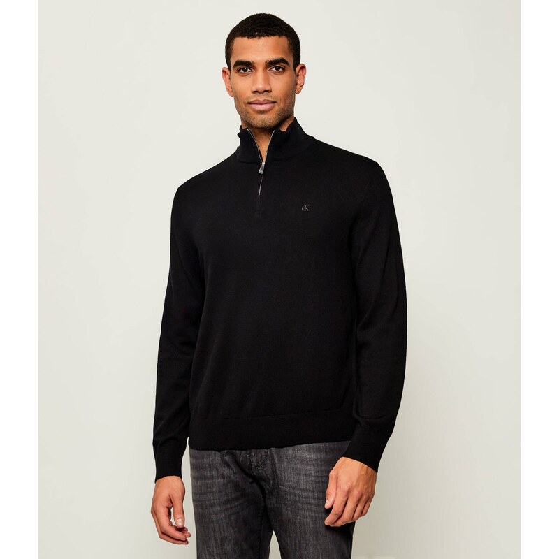 Calvin Klein Vlněný rolák | regular fit