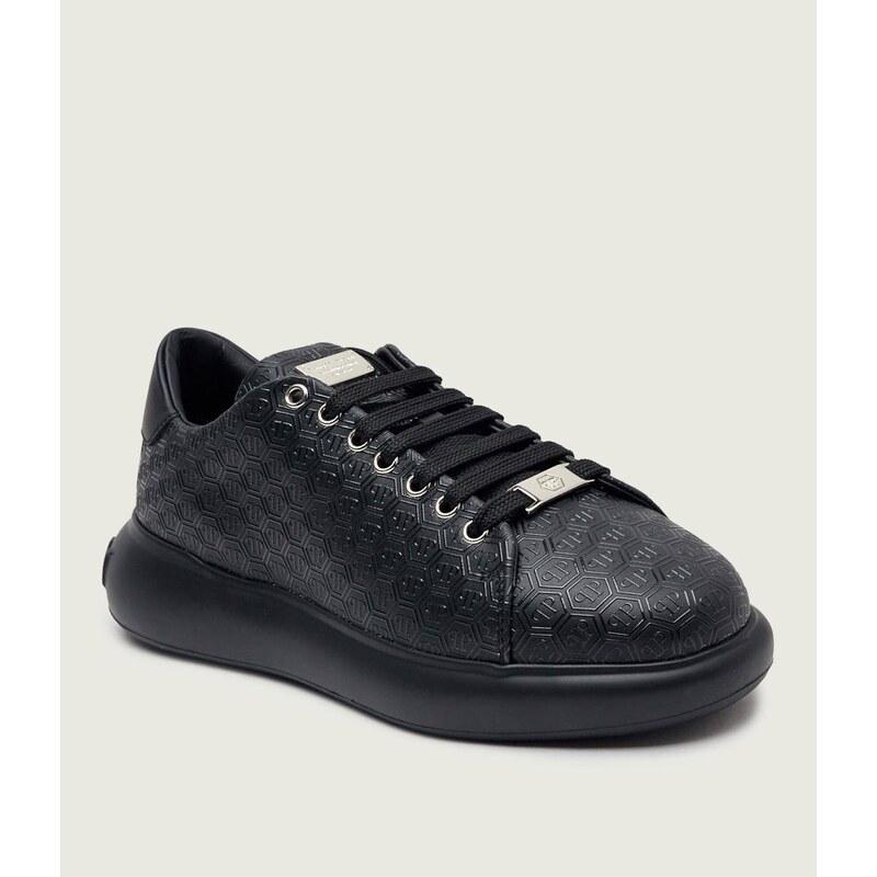 Philipp Plein Kožené tenisky Low top