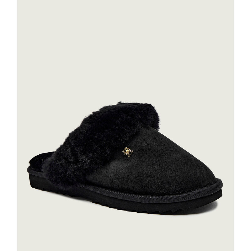 Tommy Hilfiger Domácí obuv | shearling | semiš | s příměsí vlny 109661705