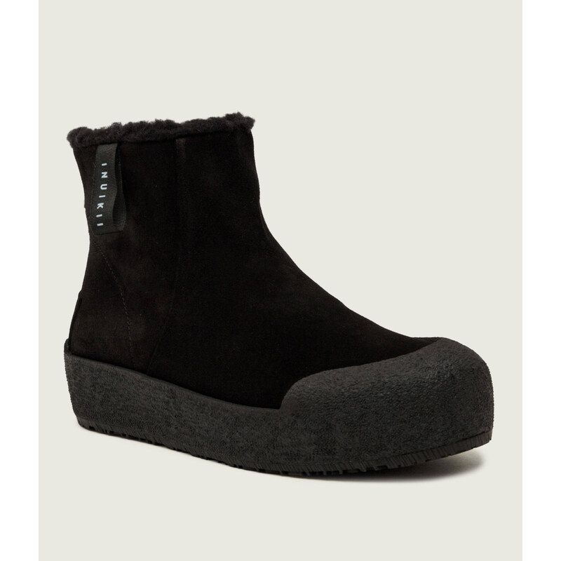 INUIKII Ohřívá kotníkové boty na platformě CORTINA | shearling | zamsz 109622268