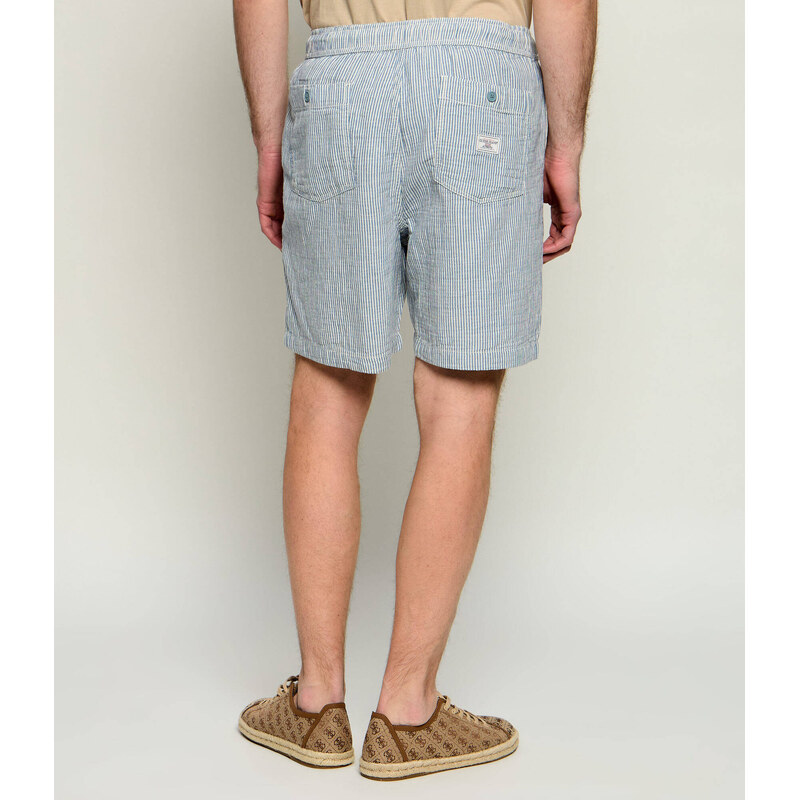 Guess Jeans Šortky | regular fit přidáním lnu