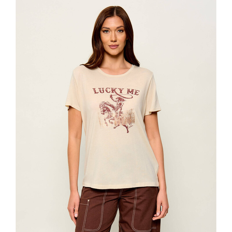 GUESS Tričko COWGIRL | Loose fit