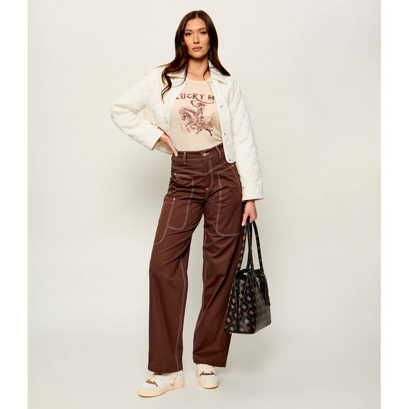 GUESS Tričko COWGIRL | Loose fit