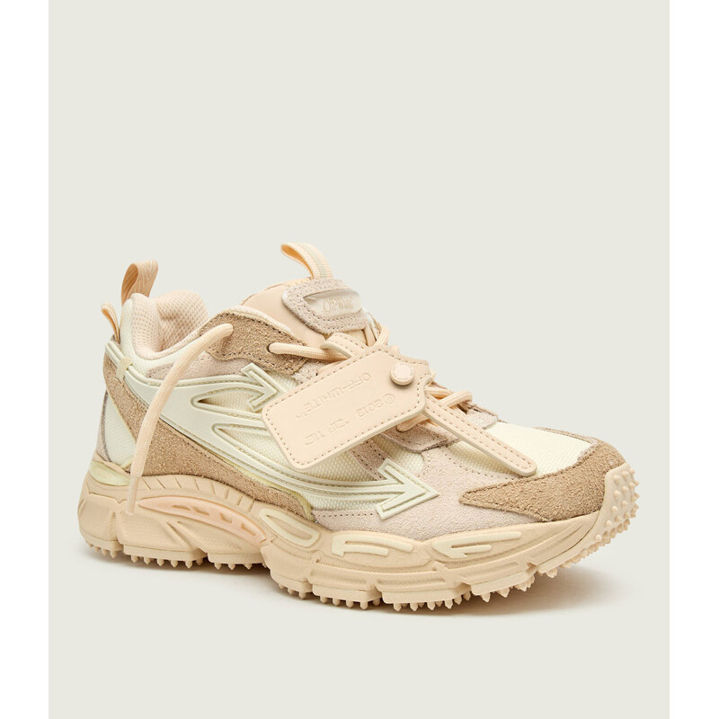 OFF-WHITE Tenisky BE RIGHT BACK s přídavkem kůže