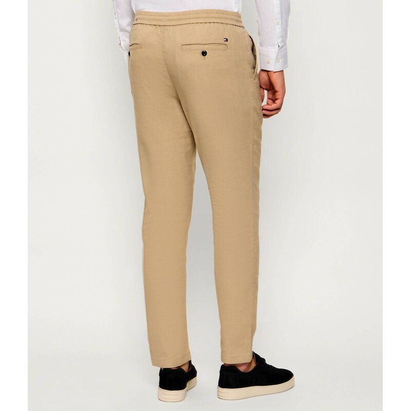Tommy Hilfiger Lněné kalhoty chino HARLEM | regular fit