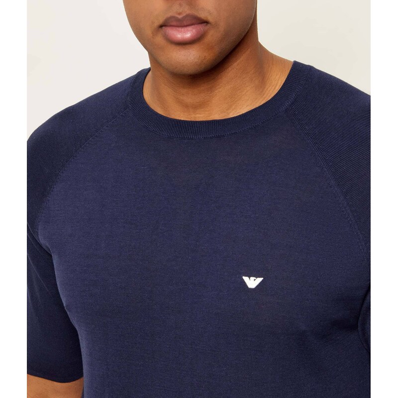 Emporio Armani Svetr | regular fit |s příměsí hedvábí