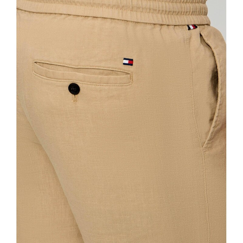 Tommy Hilfiger Lněné kalhoty chino HARLEM | regular fit