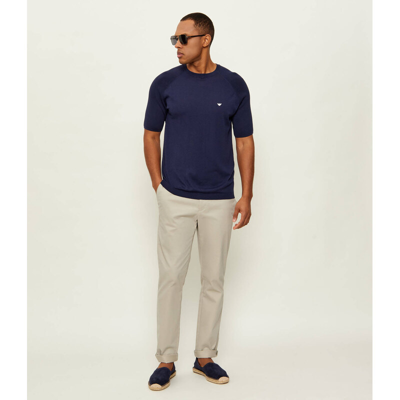 Emporio Armani Svetr | regular fit |s příměsí hedvábí