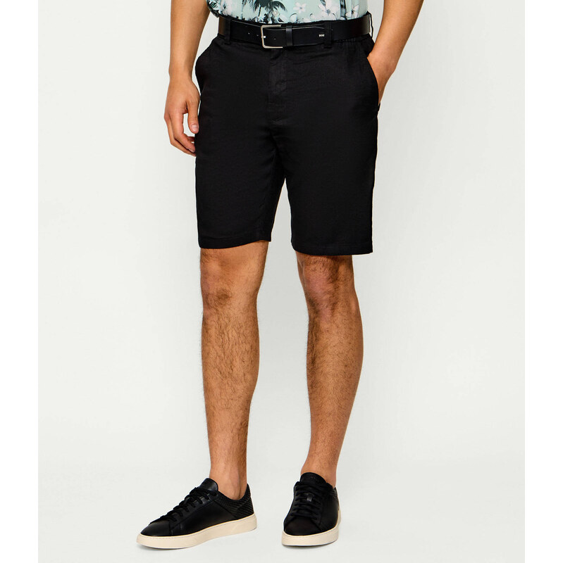 BOSS ORANGE Lněné šortky Chino_DS_3S | Tapered fit