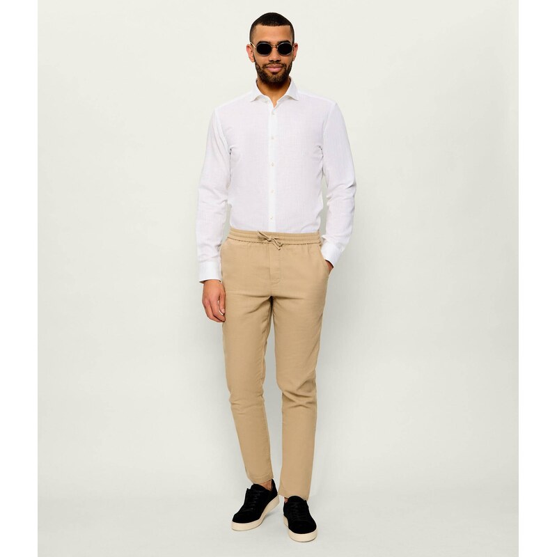 Tommy Hilfiger Lněné kalhoty chino HARLEM | regular fit