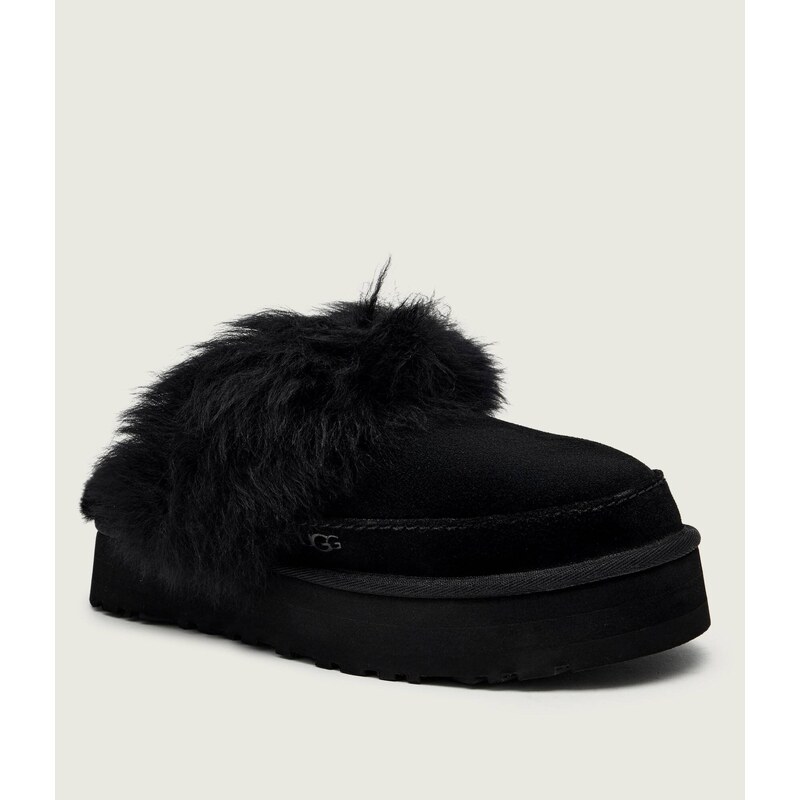 UGG Ohřívá pantofle typu mules W DISQUETTE CHALET| shearling | zamsz | 109490602