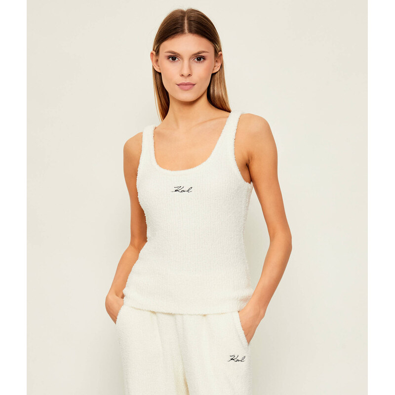 Karl Lagerfeld Fleecový top | Slim Fit