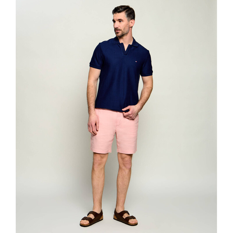Tommy Hilfiger Lněné šortky chino DOVER | regular fit