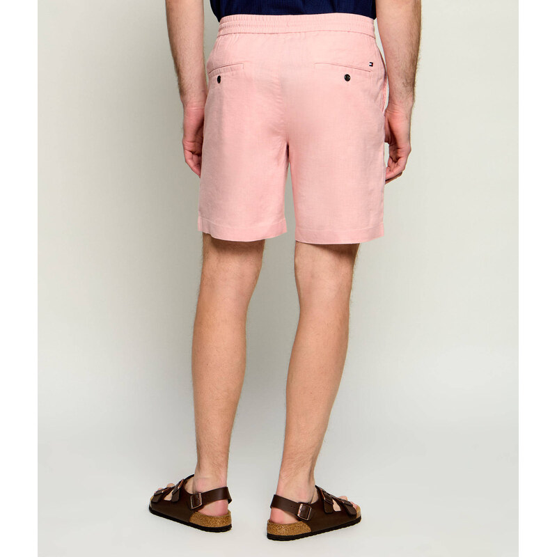 Tommy Hilfiger Lněné šortky chino DOVER | regular fit