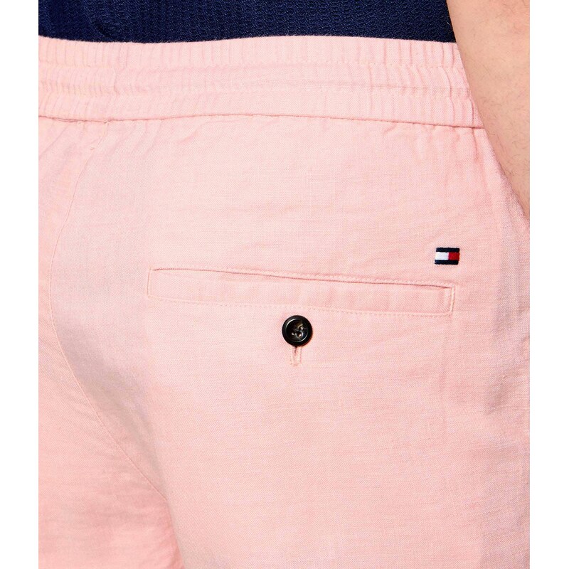 Tommy Hilfiger Lněné šortky chino DOVER | regular fit