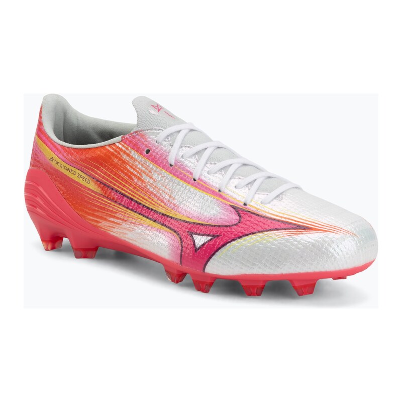 Kopačky Mizuno Alpha III Japan FG white/fuchsia purple