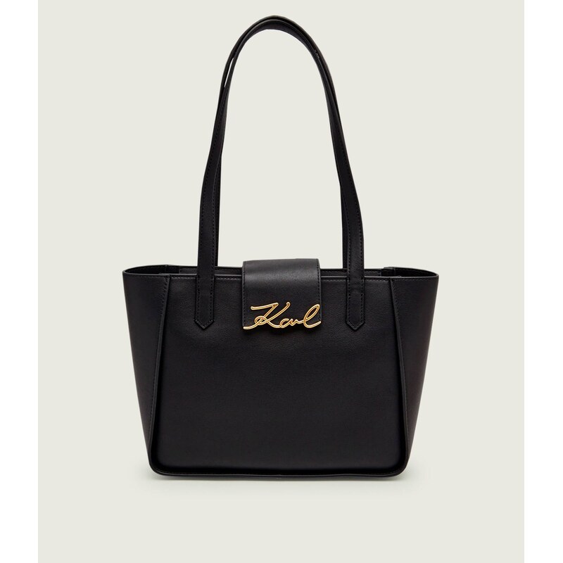 Karl Lagerfeld Kožená kabelka na rameno k/signature
