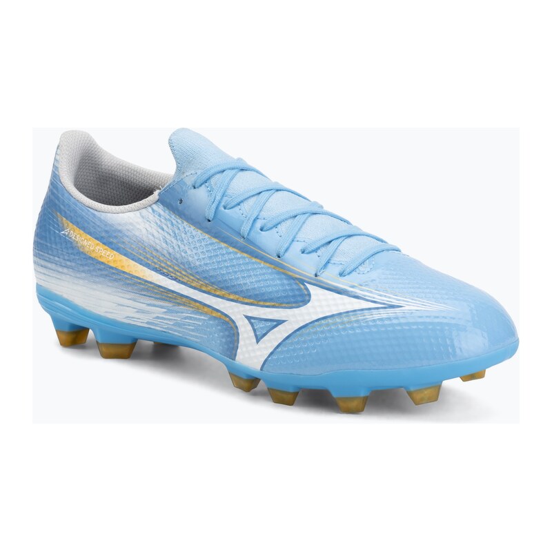 Kopačky Mizuno Alfa III Select FG light blue/white