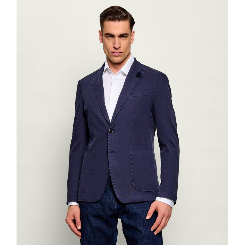Joop! Sako Hoverest | Slim Fit přidáním lnu