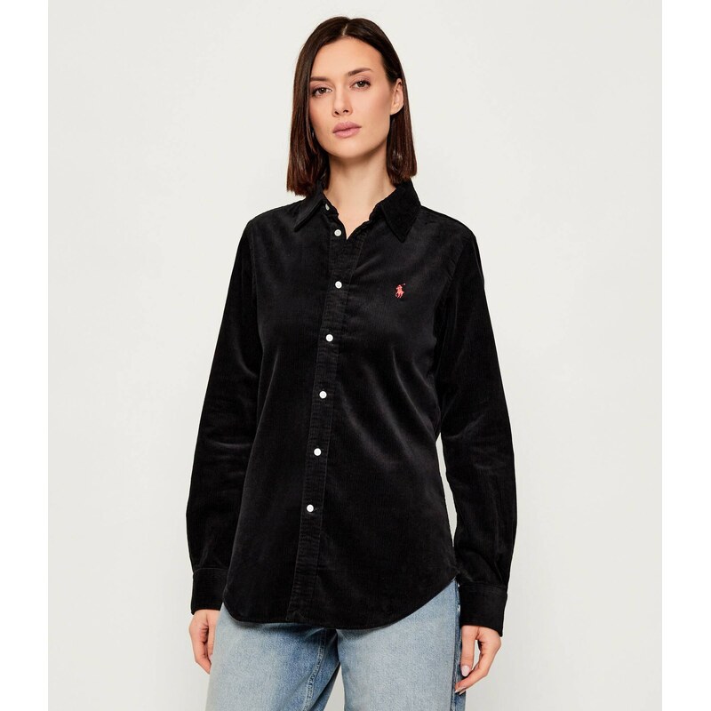 POLO RALPH LAUREN Košile | Slim Fit | manšestr