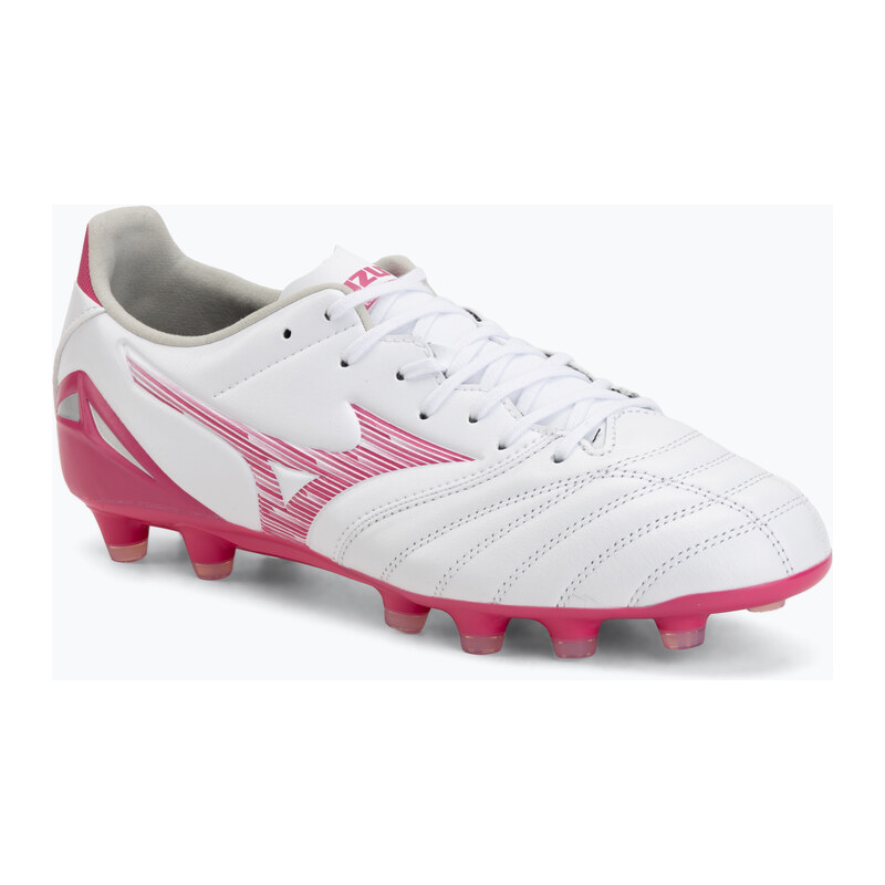 Kopačky Mizuno Morelia Neo IV Pro FG white/fuchsia purple