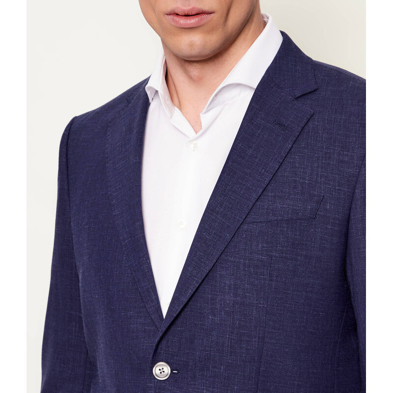 BOSS BLACK Oblek H-Huge-2Pcs-253 | Slim Fit | s příměsí vlny