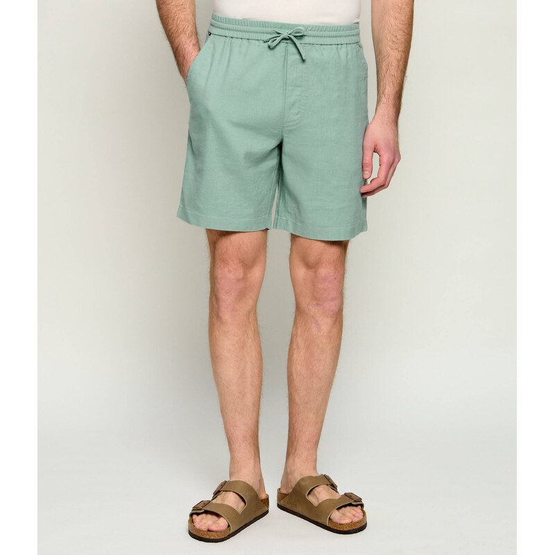 Tommy Hilfiger Lněné šortky chino DOVER | regular fit