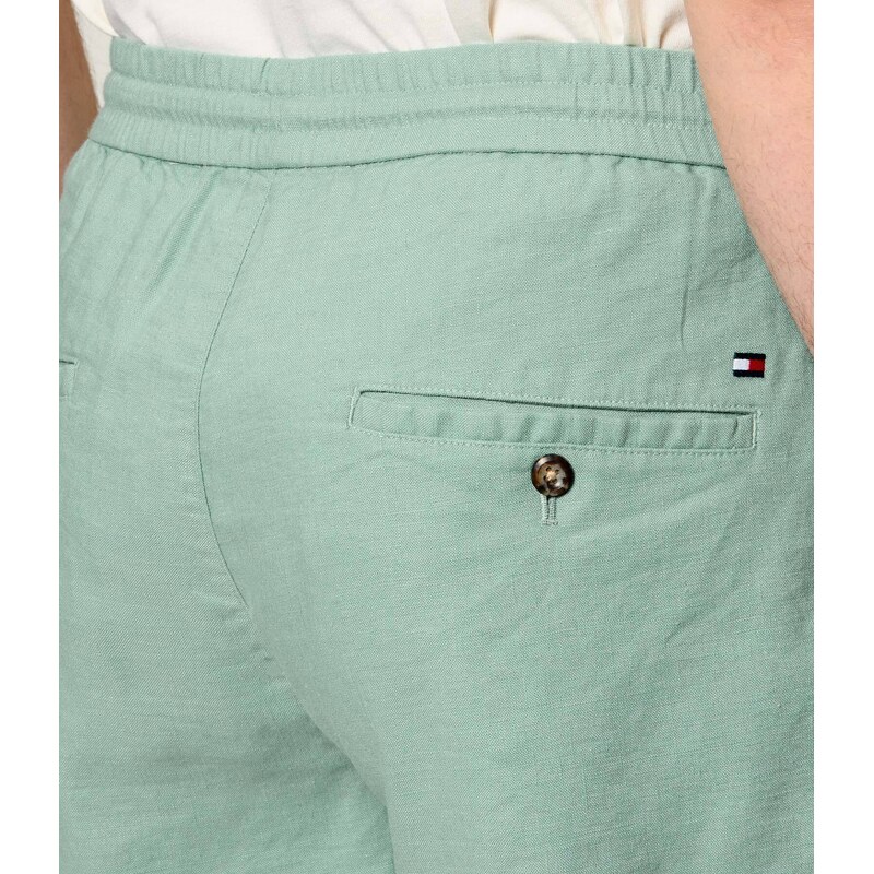 Tommy Hilfiger Lněné šortky chino DOVER | regular fit