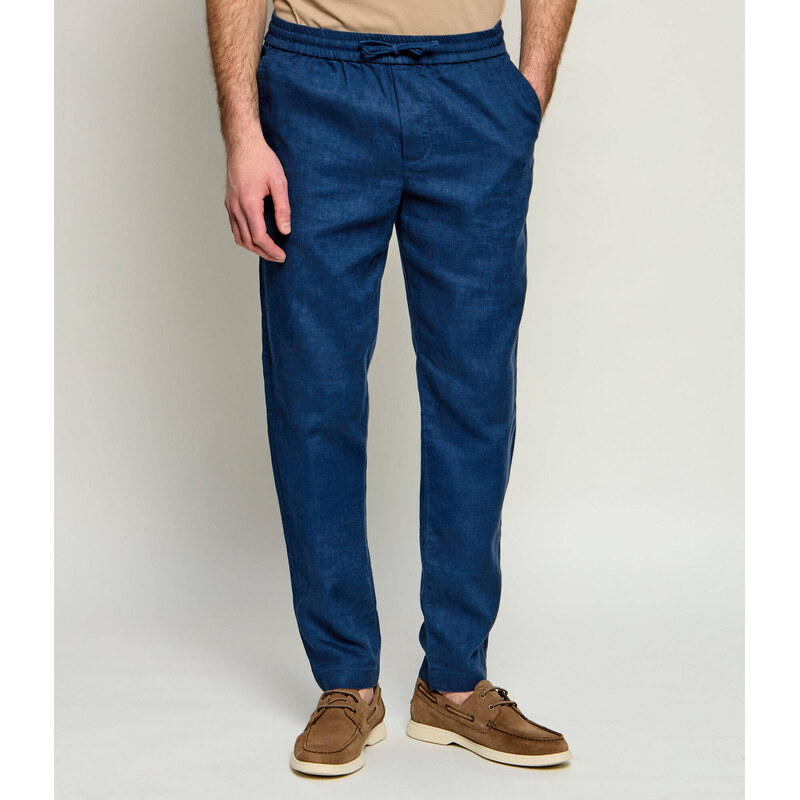 Tommy Hilfiger Lněné kalhoty chino HARLEM | regular fit