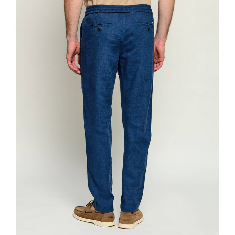Tommy Hilfiger Lněné kalhoty chino HARLEM | regular fit