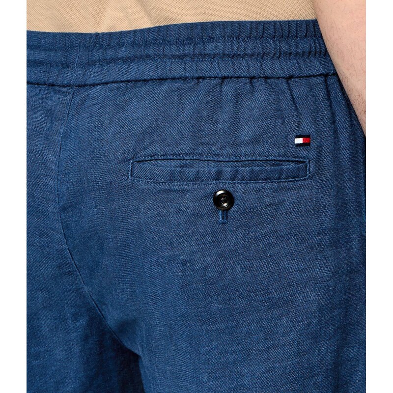 Tommy Hilfiger Lněné kalhoty chino HARLEM | regular fit