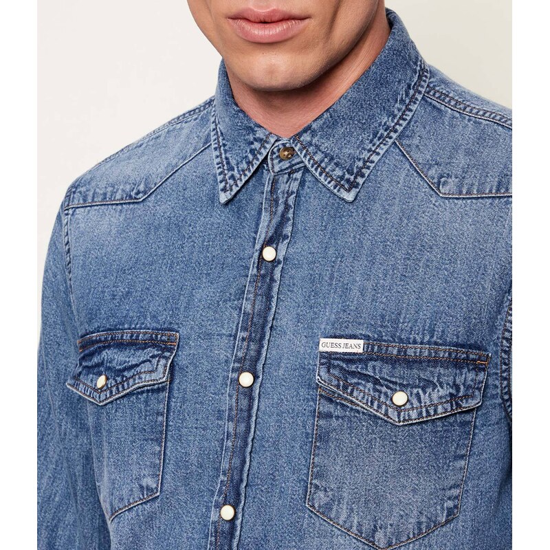 Guess Jeans Džínová košile | Slim Fit