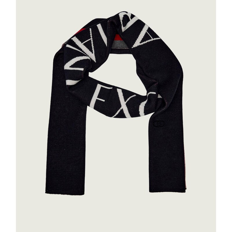 Armani Exchange Šála | s příměsí vlny