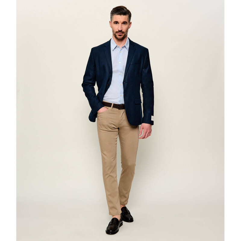 Calvin Klein Lněná sako | Slim Fit