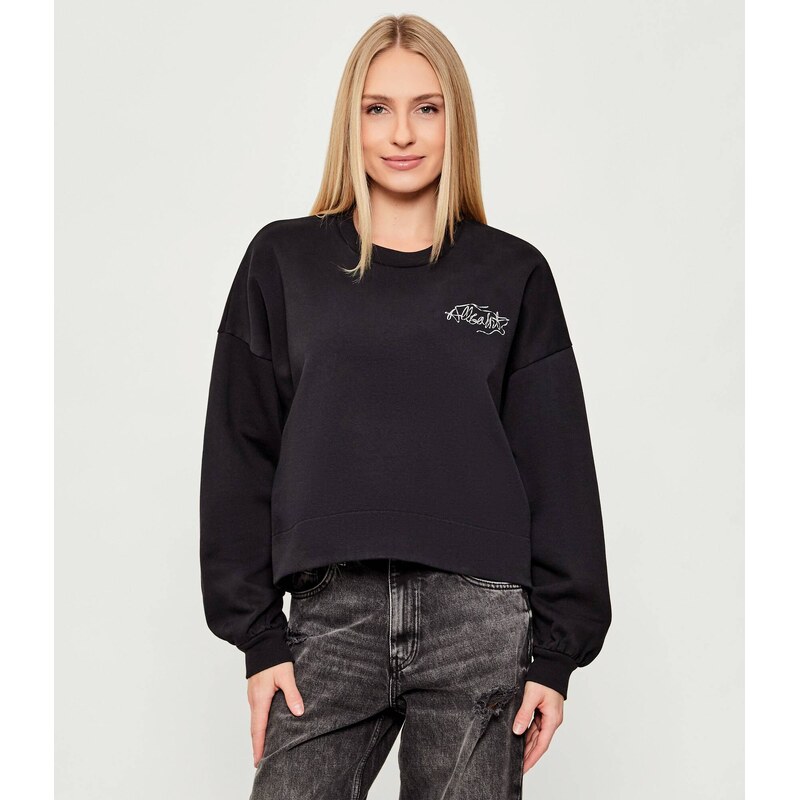 AllSaints Mikina REEL LILA | Oversize fit