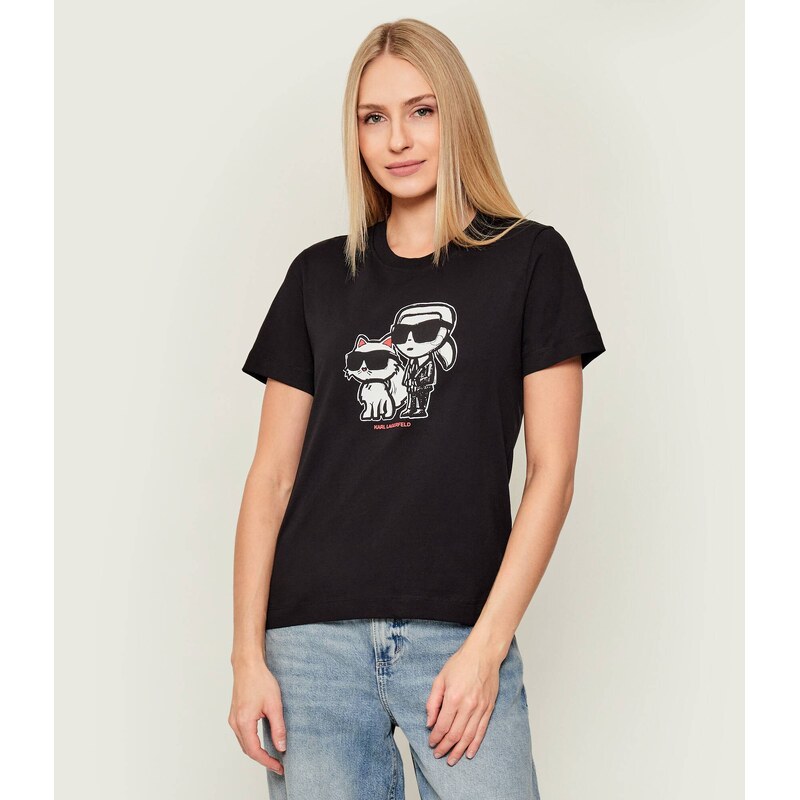 Karl Lagerfeld Tričko IKON SKETCH DUO | regular fit