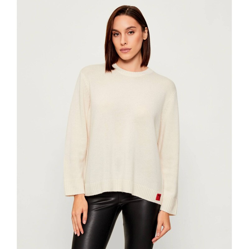 MAX&Co. Vlněný svetr PAPRICA | Loose fit | s příměsí kašmíru 109350975