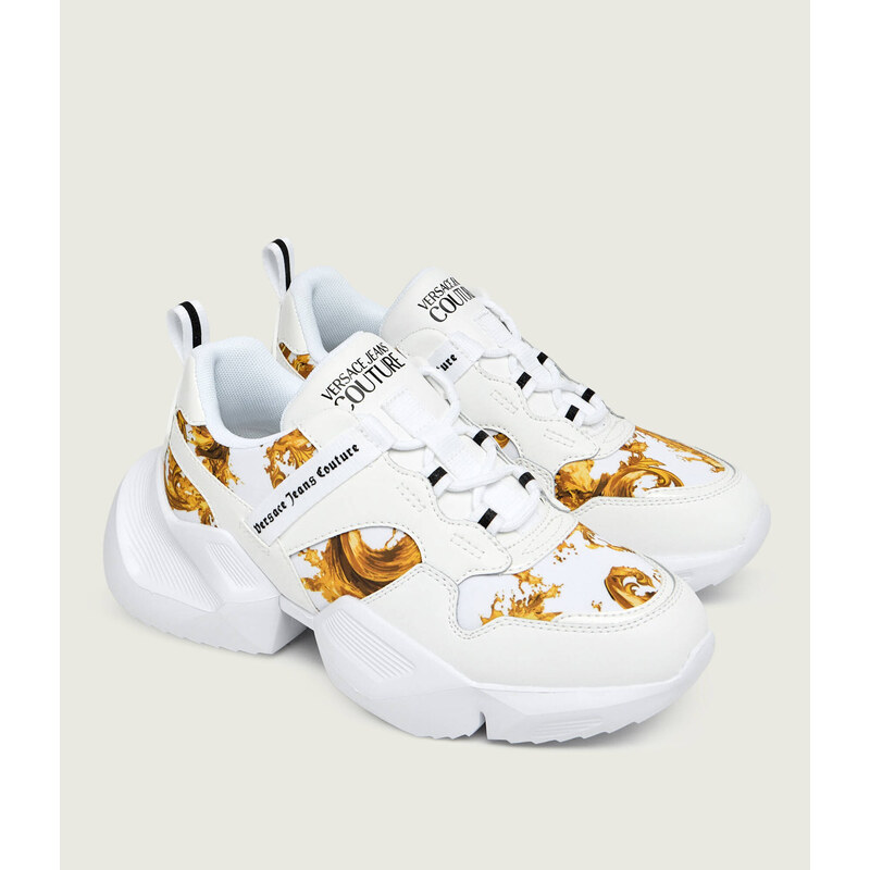 Versace Jeans Couture Tenisky FONDO GRAVITY DIS. SU7 s přídavkem kůže