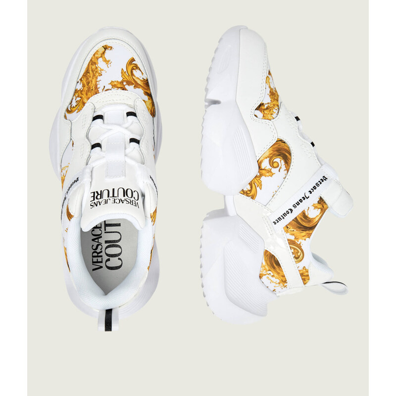Versace Jeans Couture Tenisky FONDO GRAVITY DIS. SU7 s přídavkem kůže