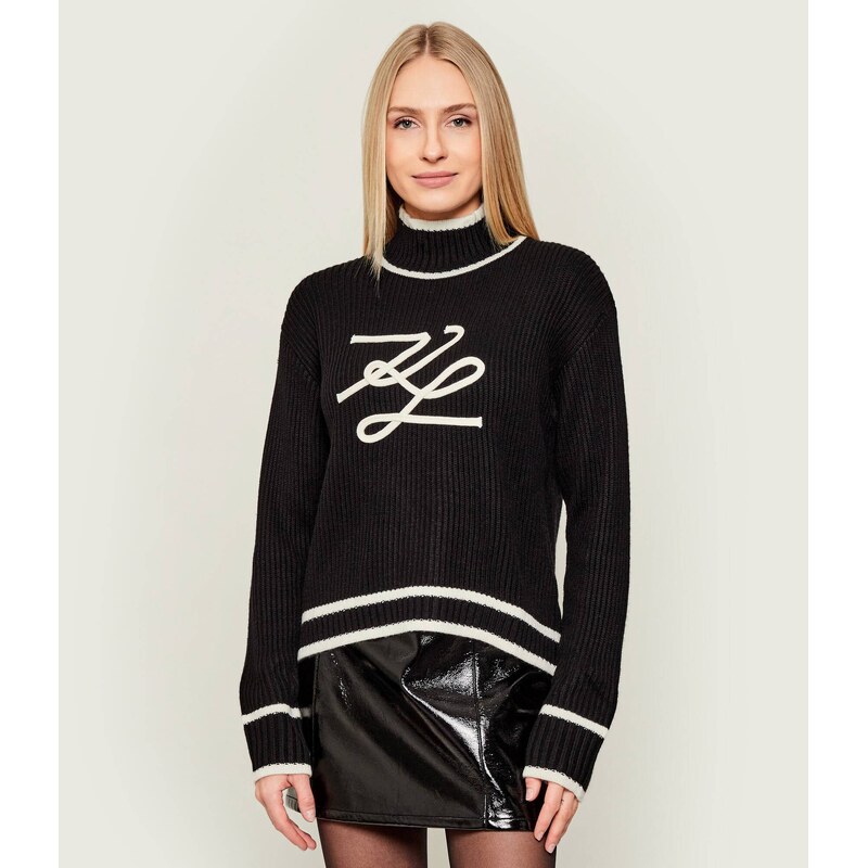 Karl Lagerfeld Polorolák Soutache Autograph | Loose fit | s