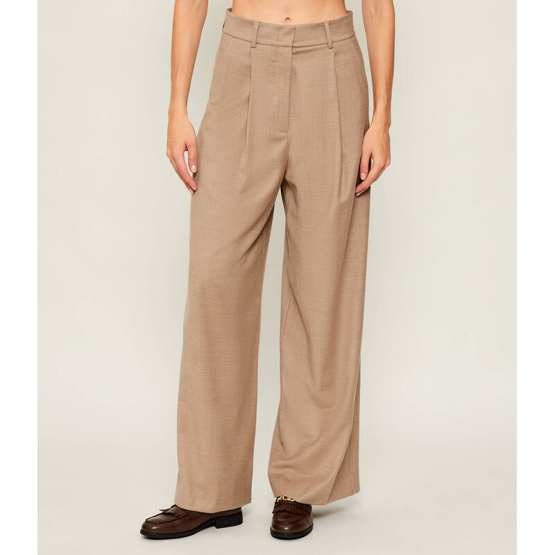 Weekend MaxMara Vlněné kalhoty GLOBALE | Relaxed fit 115607068