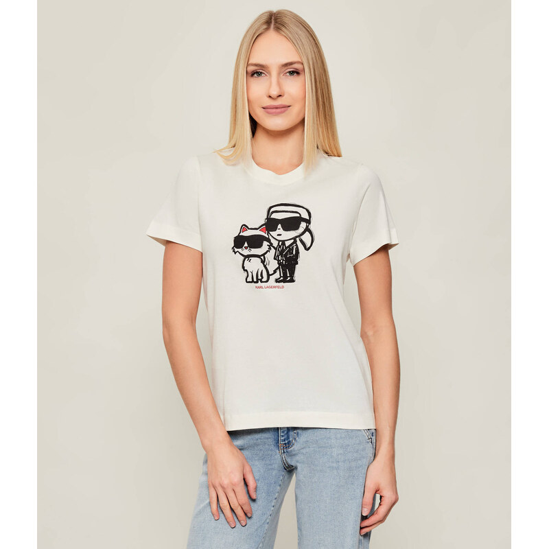 Karl Lagerfeld Tričko IKON SKETCH DUO | regular fit