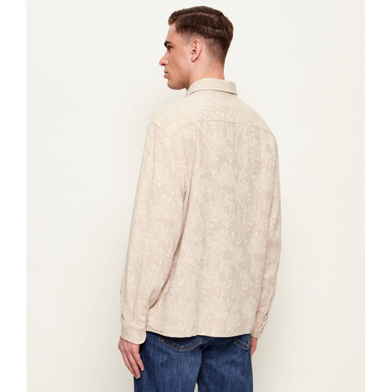 GUESS Košile | Relaxed fit přidáním lnu